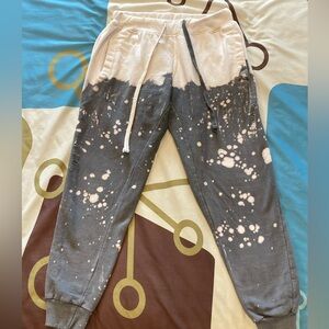 La Detresse acid drop distressed sweatpants.